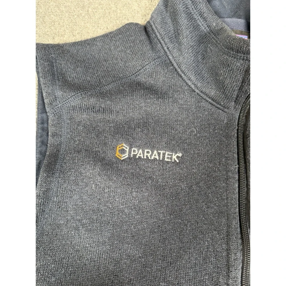 Patagonia Better Sweater Vest Mens Large Blue Full Zip With Embroidery Logo